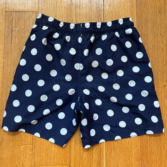 Primary polka dot swim trunks kids size 8-9 - Picture 2 of 3